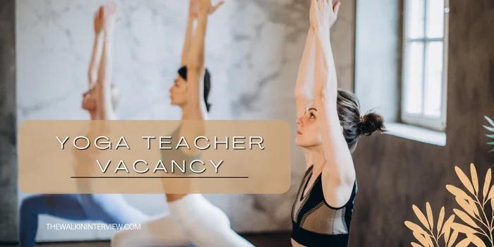 yoga vacancy - Can you make a living as a yoga teacher