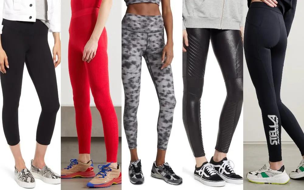 shoes to wear with yoga pants - Can you wear sneakers with leggings