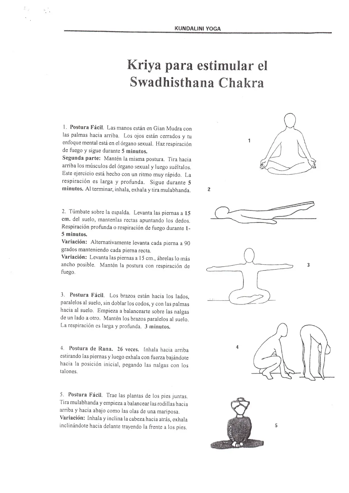 segundo chakra kundalini yoga - Cómo activar el segundo chakra