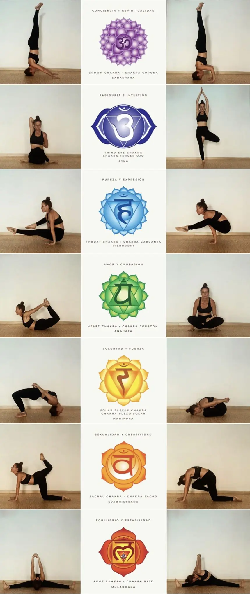 posturas yoga chakra raiz - Cómo armonizar chakra raíz