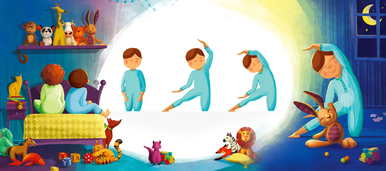 yoga para dormir niños - Cómo relajar a los niños antes de dormir