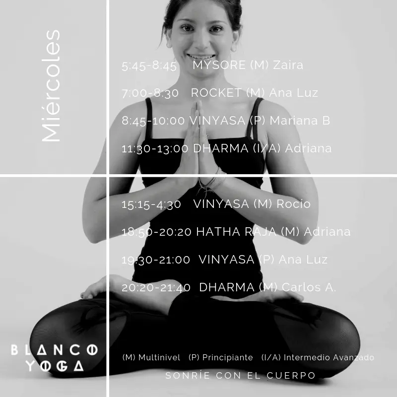 blanco yoga juarez - Cuánto sale una clase de yoga en Madrid
