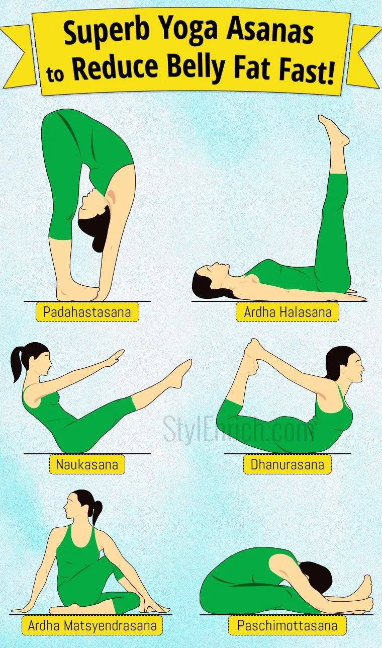 yoga poses to get rid of belly fat - How can I lose belly fat in 7 days at home