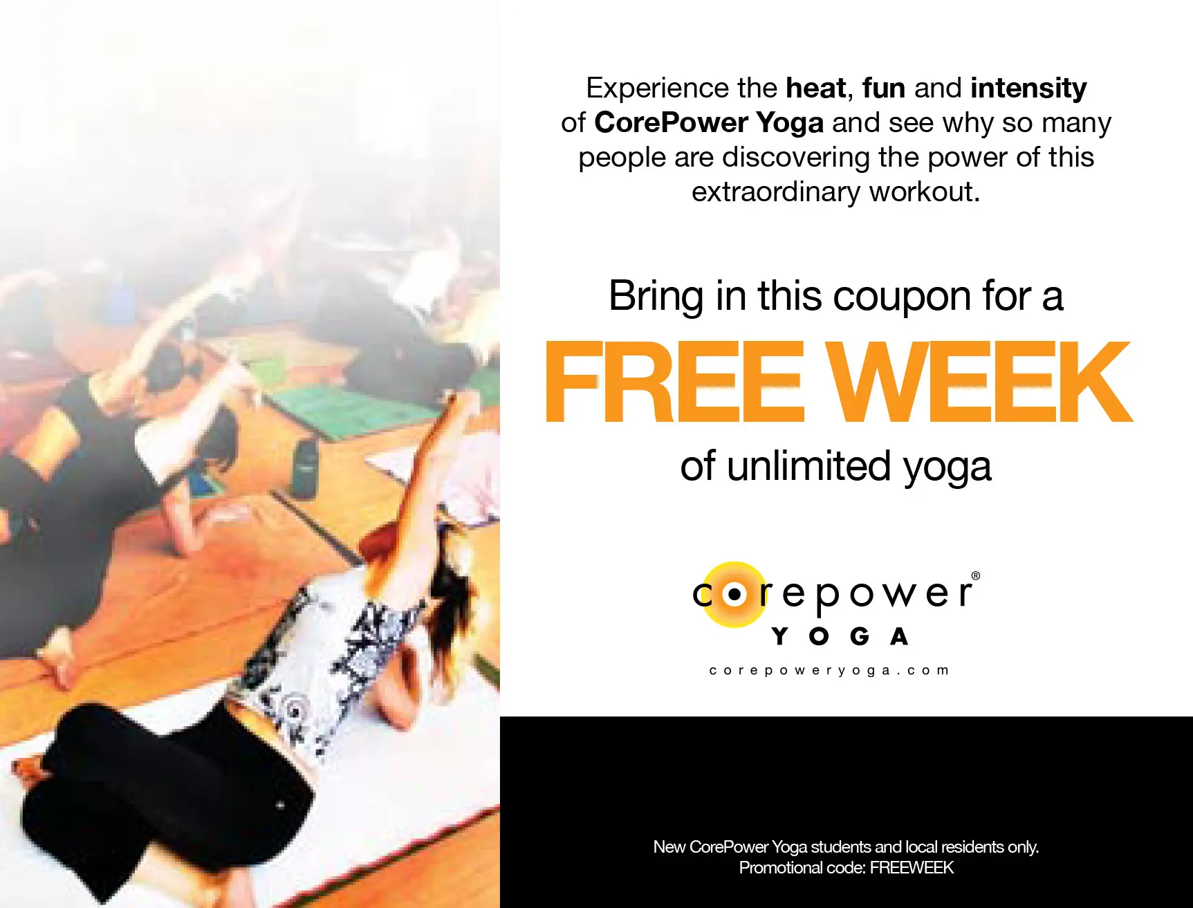 corepower yoga free week - How many calories does CorePower Yoga burn