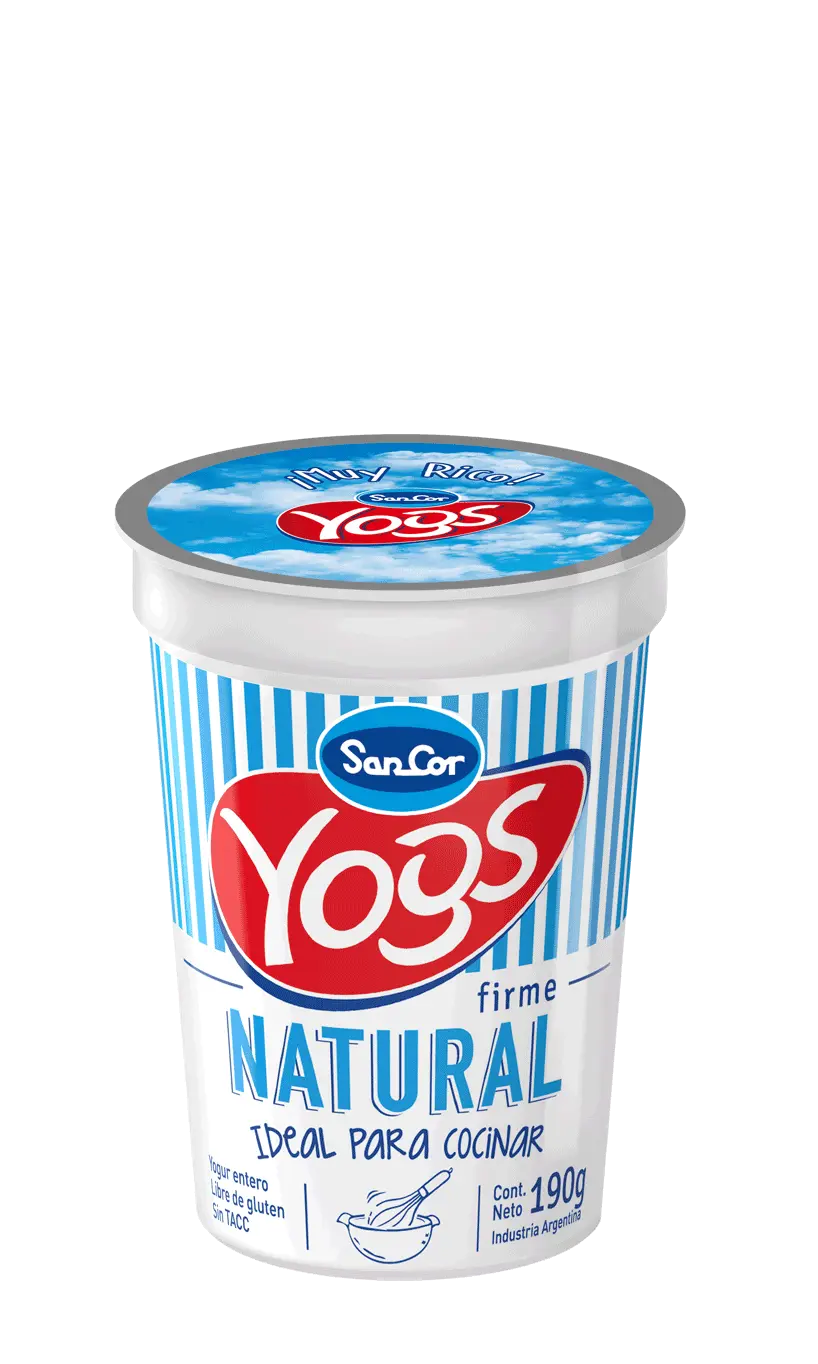 sancor yogs natural - Qué contiene el yogur natural