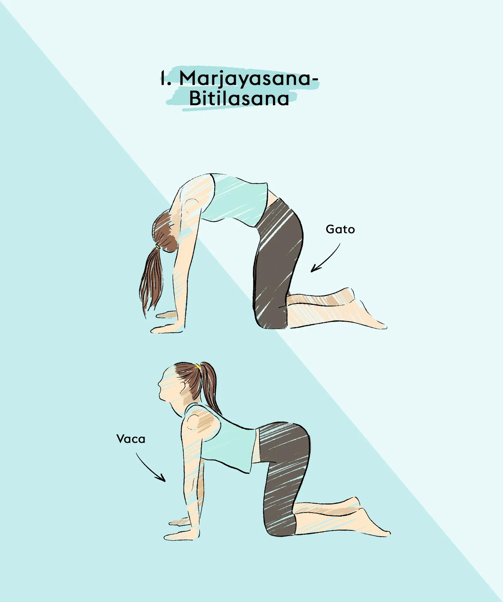 ejercicios de yoga para la cervical - Qué postura es buena para las cervicales
