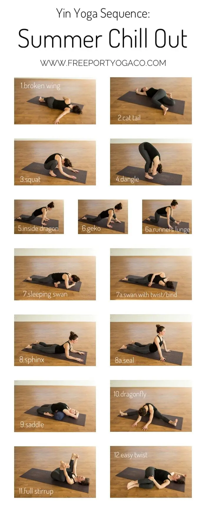 yin yoga poses sequence - What are the 26 Yin Yoga poses with names