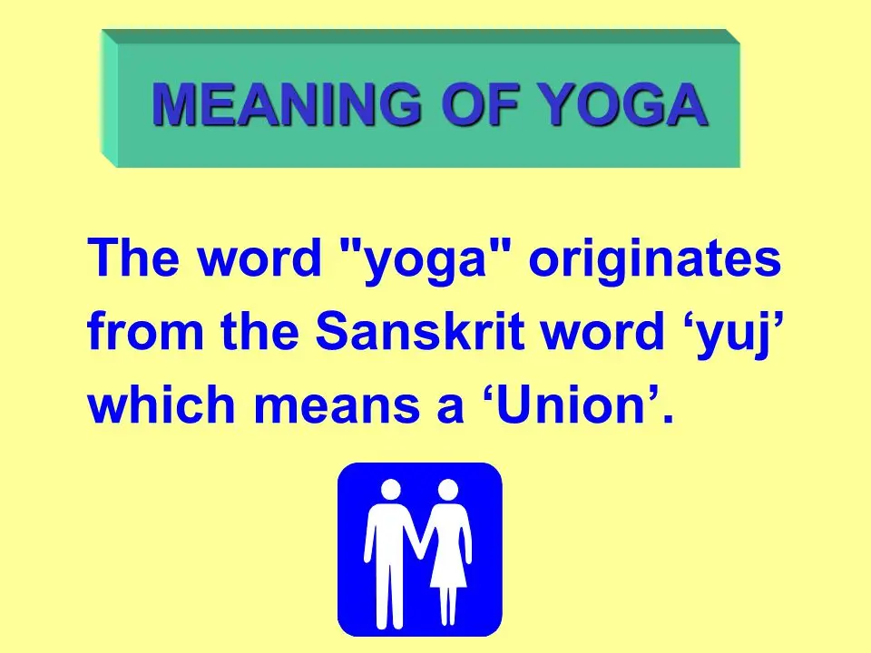 what does the word yoga mean - What are you meaning yoga