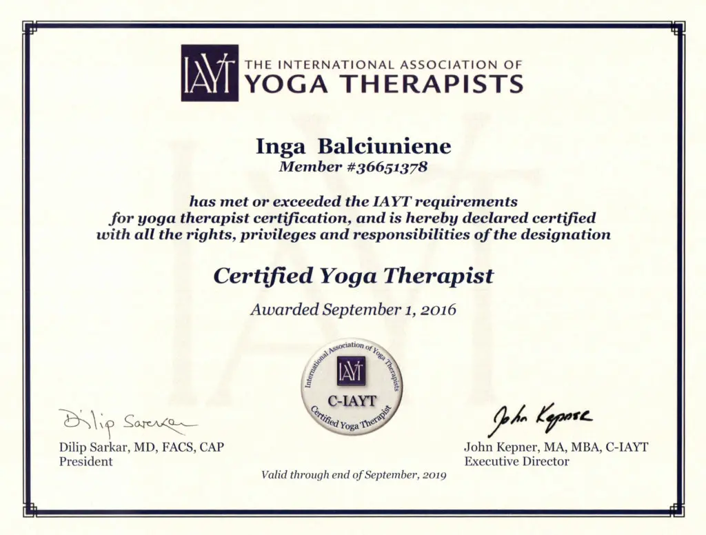 yoga therapy certification - What does it mean to be a yoga therapist