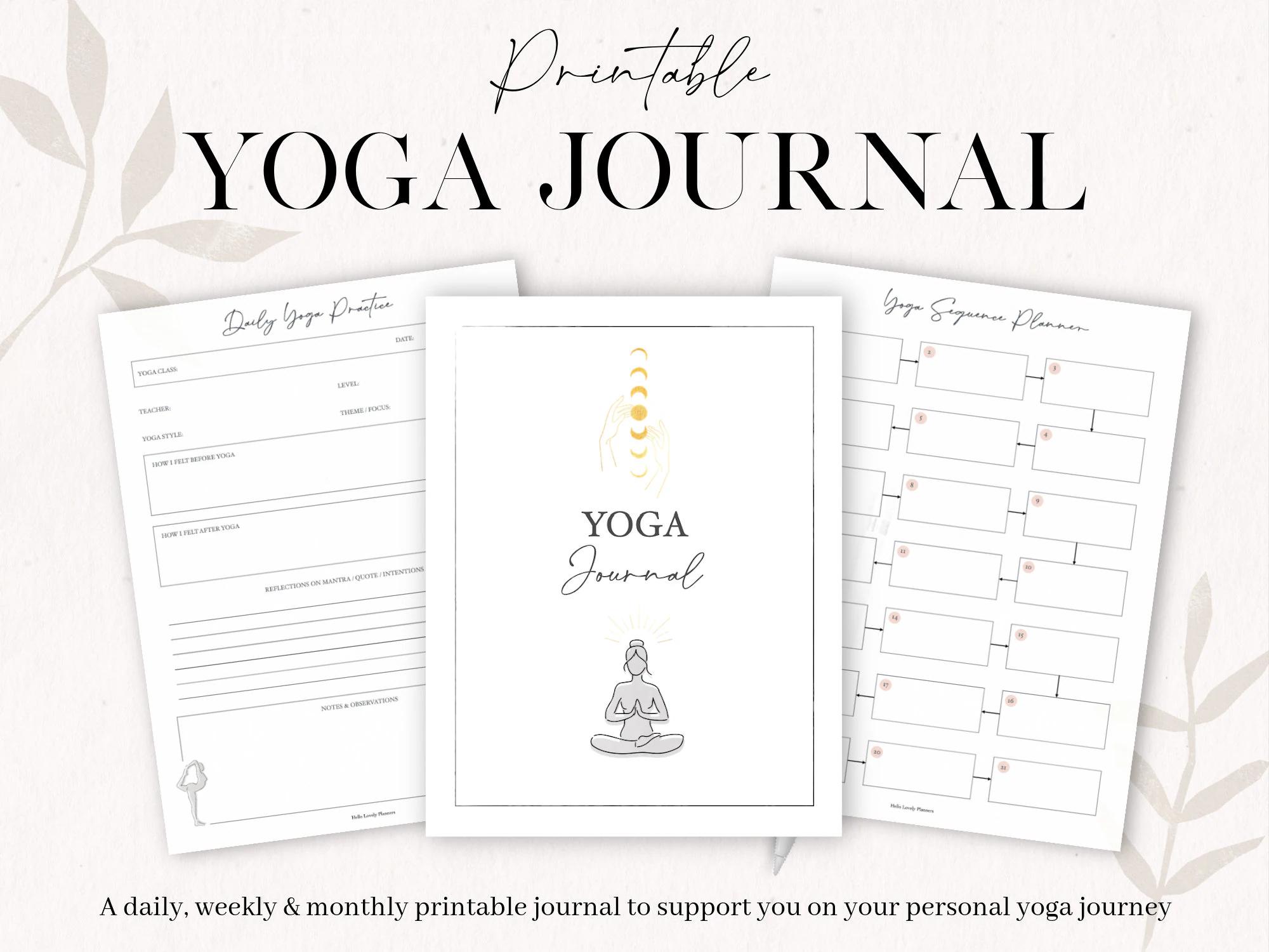 personal yoga journal - What is the point of a yoga journal