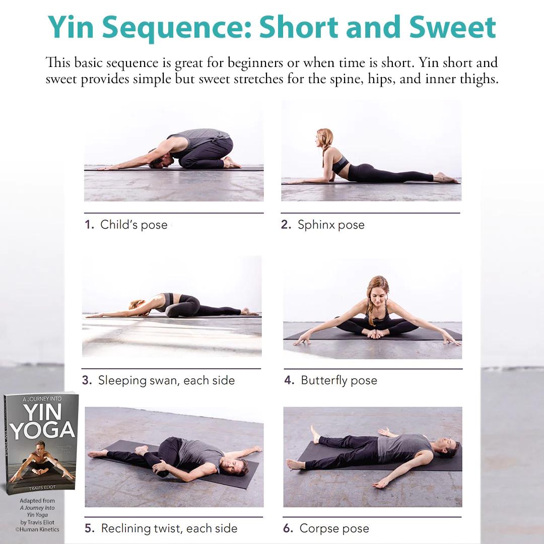 yin yoga poses sequence - What is the sequence of breathing in Yin Yoga