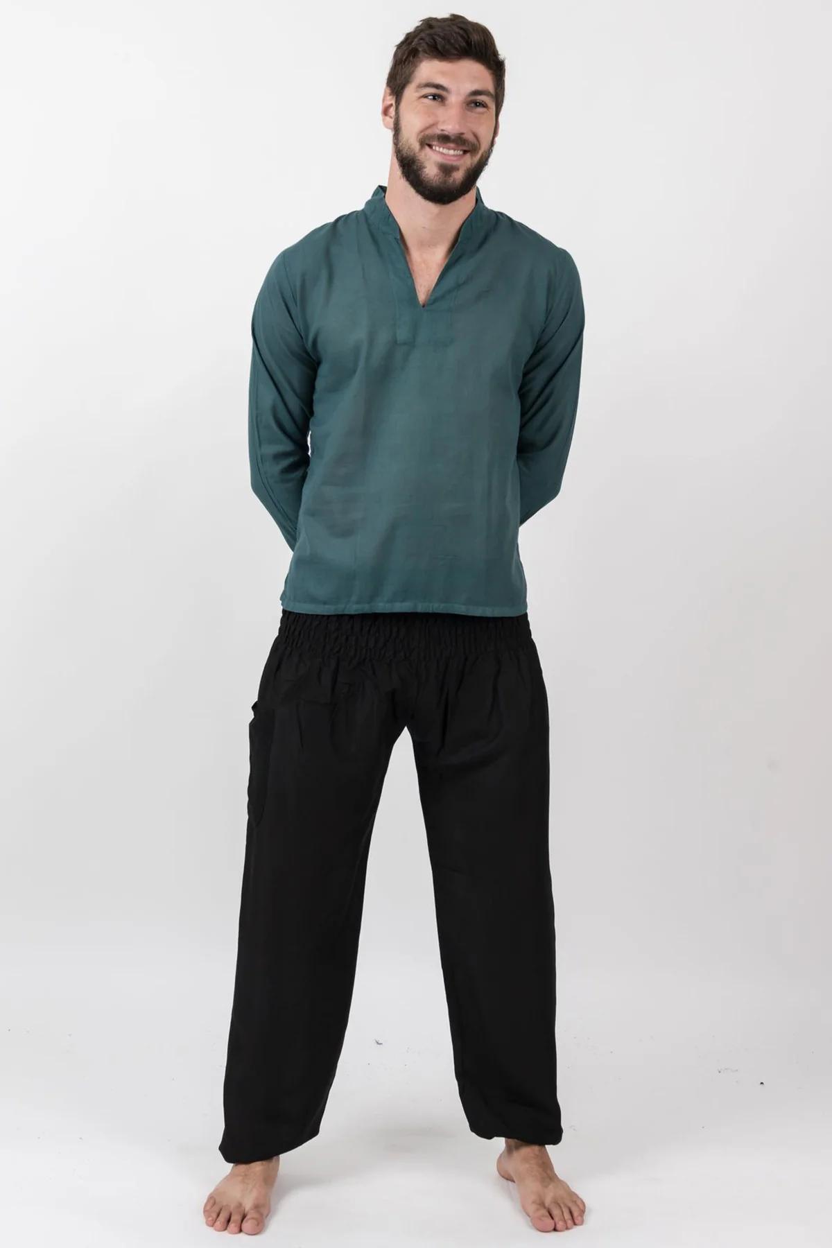 mens yoga shirt - What material shirt is best for hot yoga